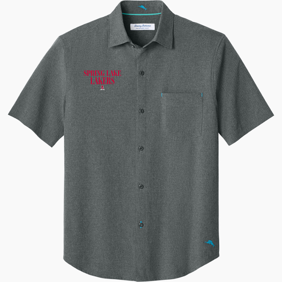 Spring Lake Lakers <span class="pdp-name-mascot">Spring Lake Lakers</span> Tommy Bahama Men's Sandy Point Short Sleeve Shirt