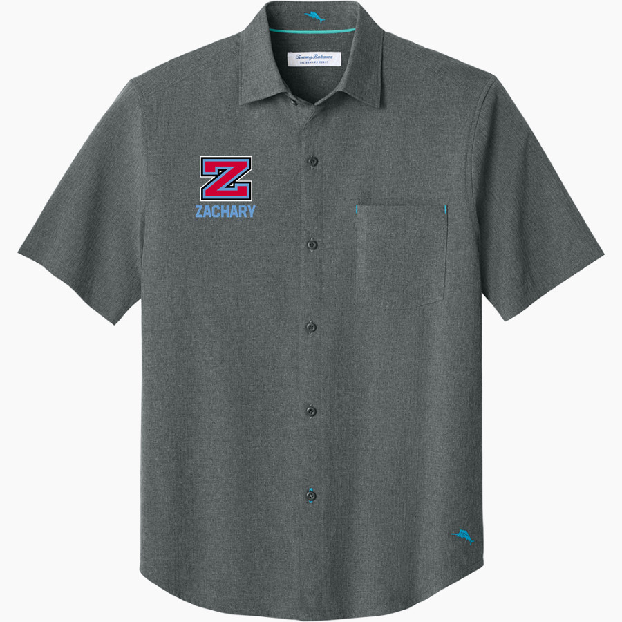 Zachary Broncos <span class="pdp-name-mascot">Zachary Broncos</span> Tommy Bahama Men's Sandy Point Short Sleeve Shirt
