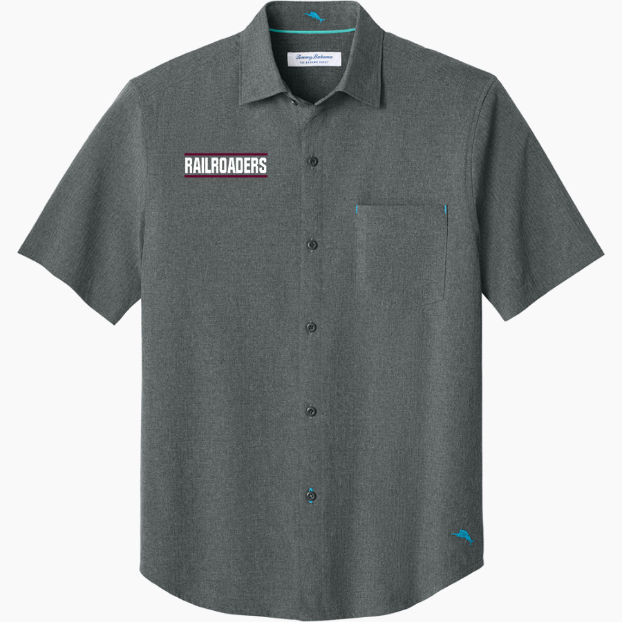 Whitehall Railroaders <span class="pdp-name-mascot">Whitehall Railroaders</span> Tommy Bahama Men's Sandy Point Short Sleeve Shirt