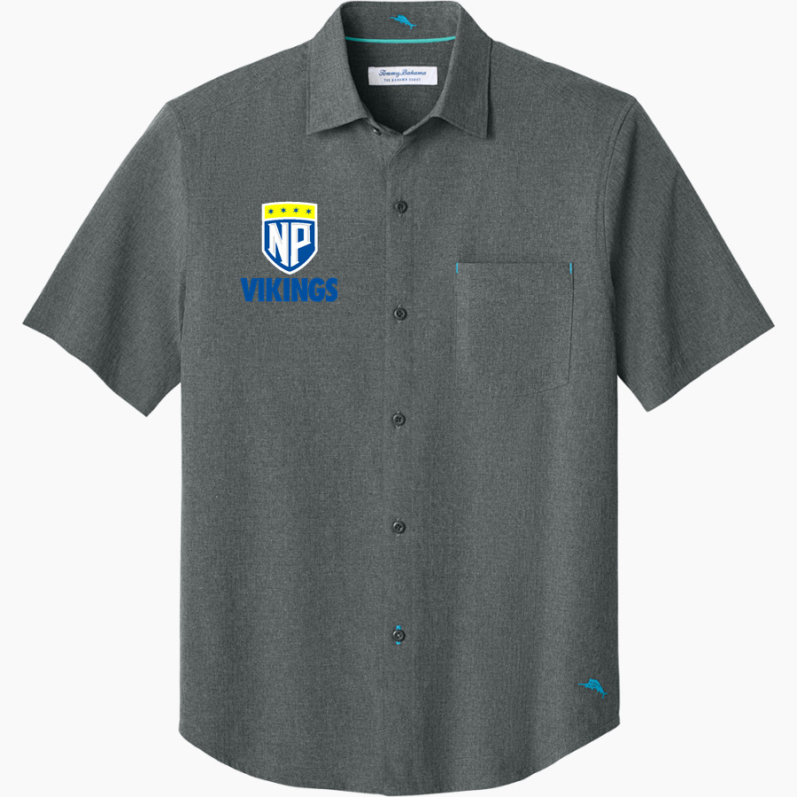 NORTH PARK UNIVERSITY Vikings <span class="pdp-name-mascot">NORTH PARK Vikings</span> Tommy Bahama Men's Sandy Point Short Sleeve Shirt