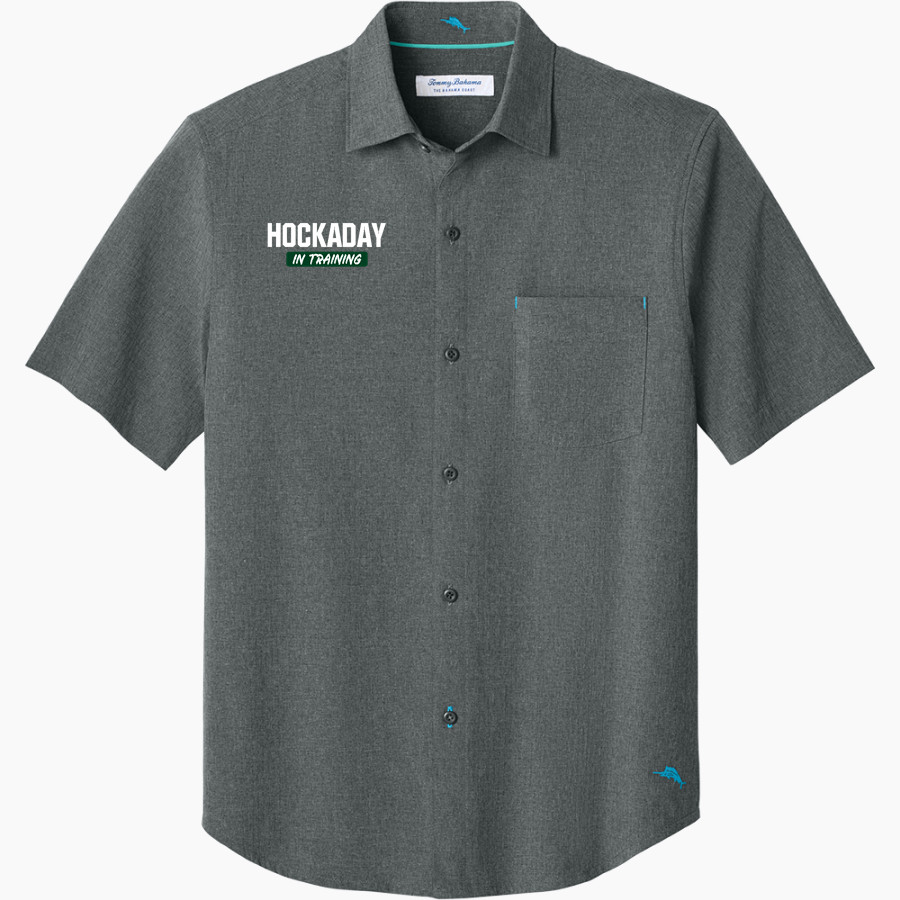 Hockaday School Online Store <span class="pdp-name-mascot">Hockaday</span> Tommy Bahama Men's Sandy Point Short Sleeve Shirt
