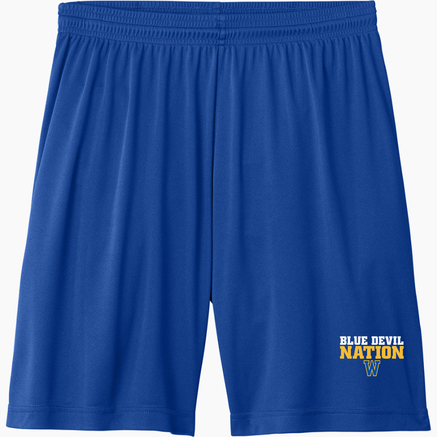 Warren Blue Devils <span class="pdp-name-mascot">Warren Blue Devils</span> Sport-Tek Men's PosiCharge Competitor 7" Short