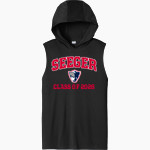 SEEGER HIGH SCHOOL PATRIOTS Sport-Tek Men's Competitor Sleeveless Hoodie Front Thumbnail