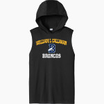 William L Callahan Broncos Sport-Tek Men's Competitor Sleeveless Hoodie Front Thumbnail
