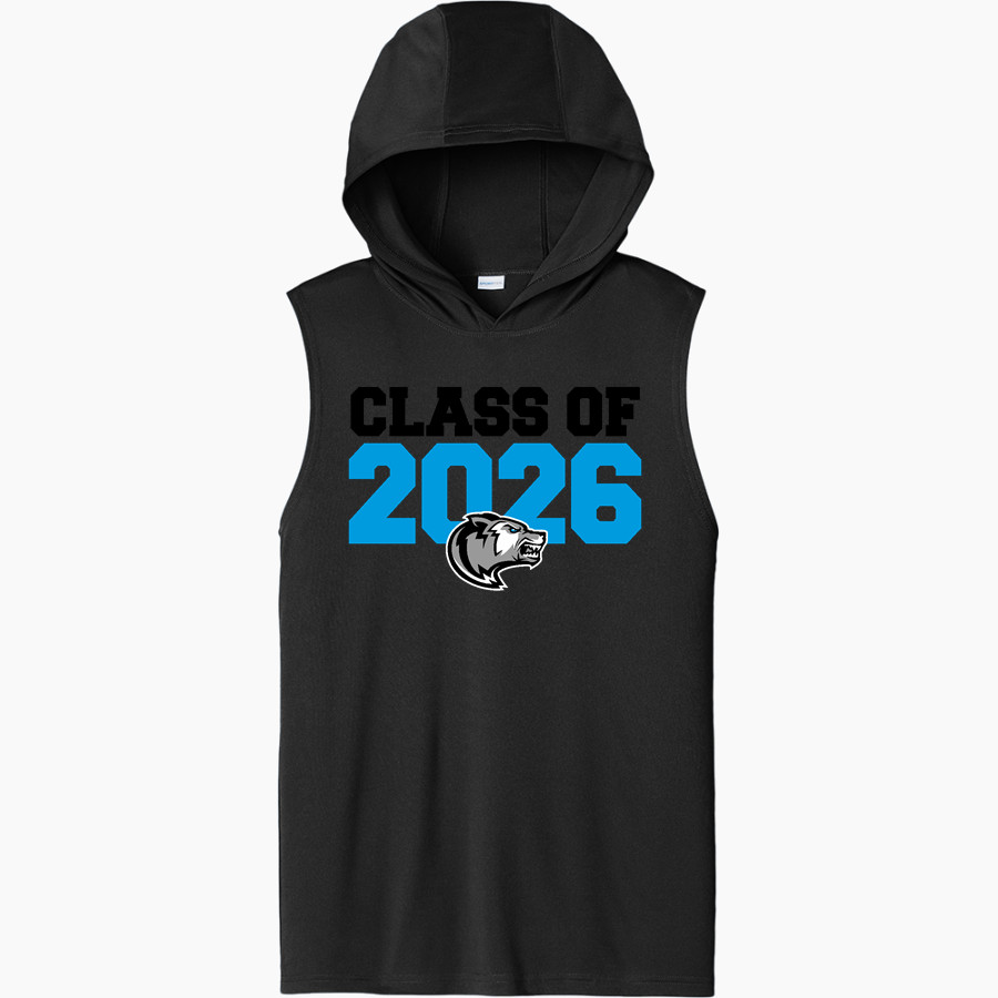 RIDGEVIEW HIGH SCHOOL WOLFPACK Sport-Tek Men's Competitor Sleeveless Hoodie