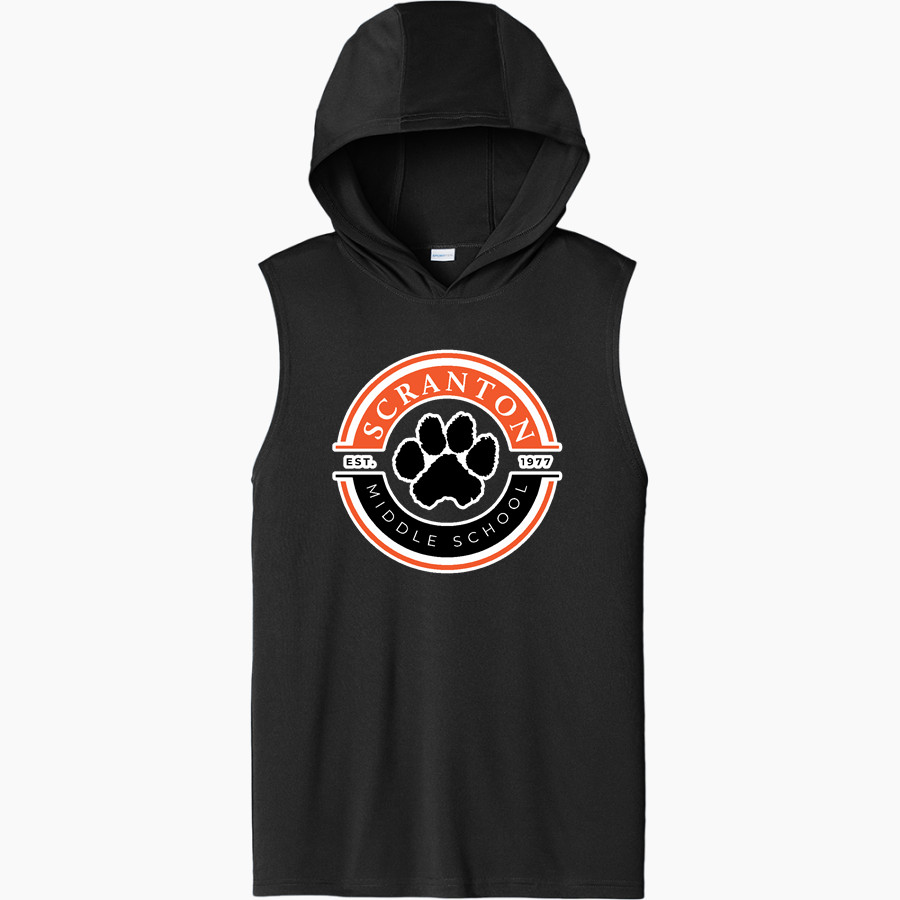 Scranton Bulldogs <span class="pdp-name-mascot">Scranton Middle School Bulldogs</span> Sport-Tek Men's Competitor Sleeveless Hoodie