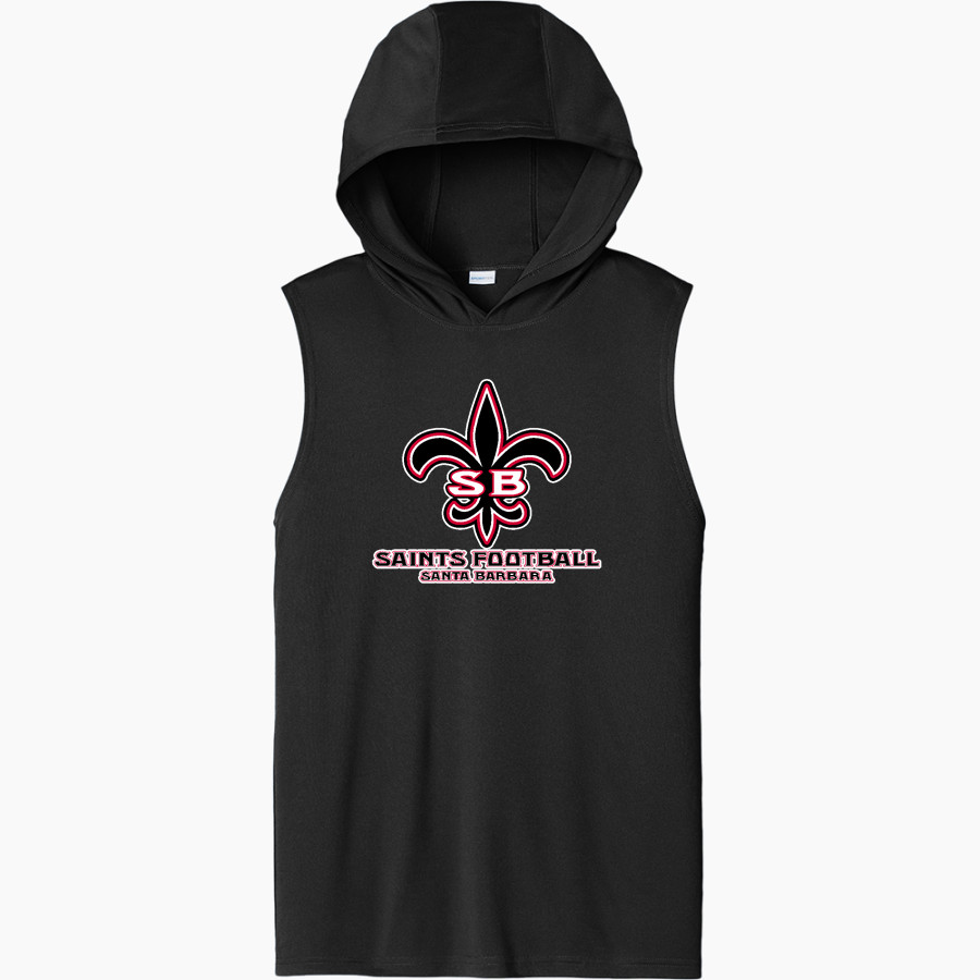 Santa Barbara Saints Football <span class="pdp-name-mascot">Santa Barbara Saints Football</span> Sport-Tek Men's Competitor Sleeveless Hoodie