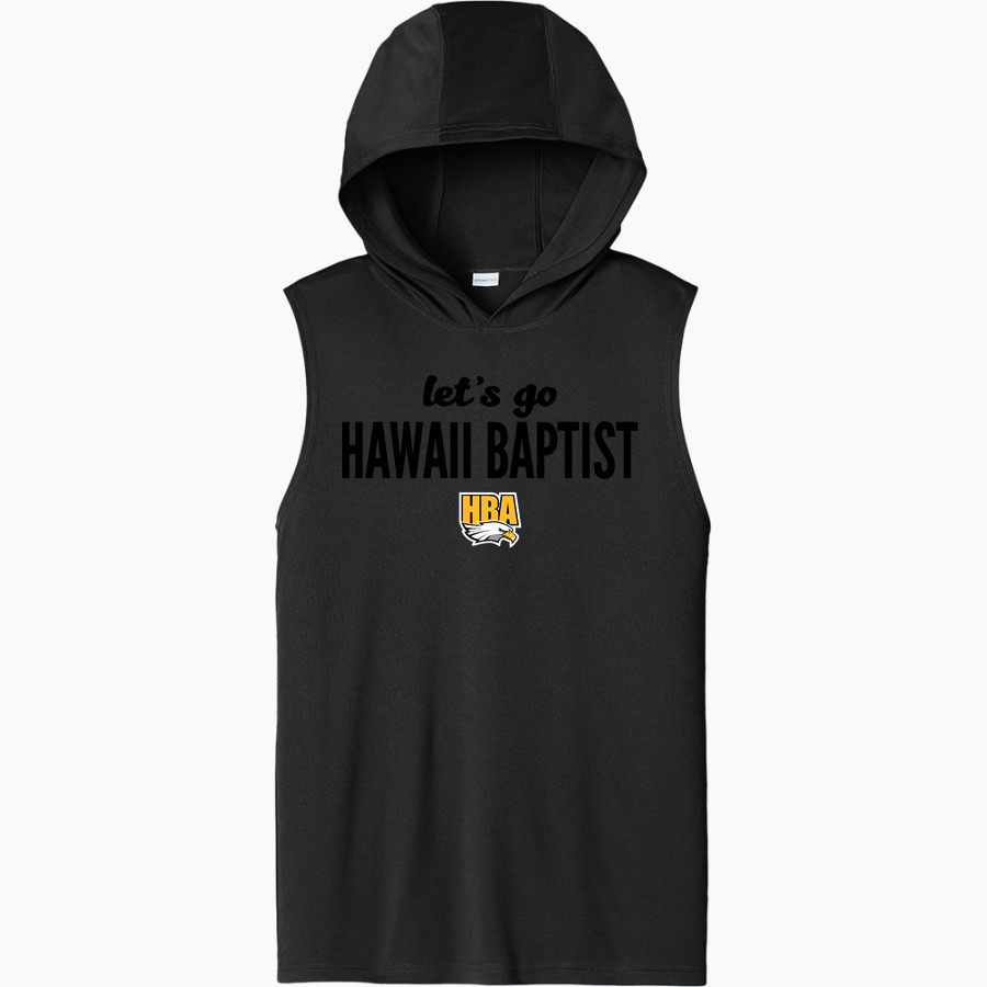 Hawaii Baptist Eagles <span class="pdp-name-mascot">HBA Eagles</span> Sport-Tek Men's Competitor Sleeveless Hoodie