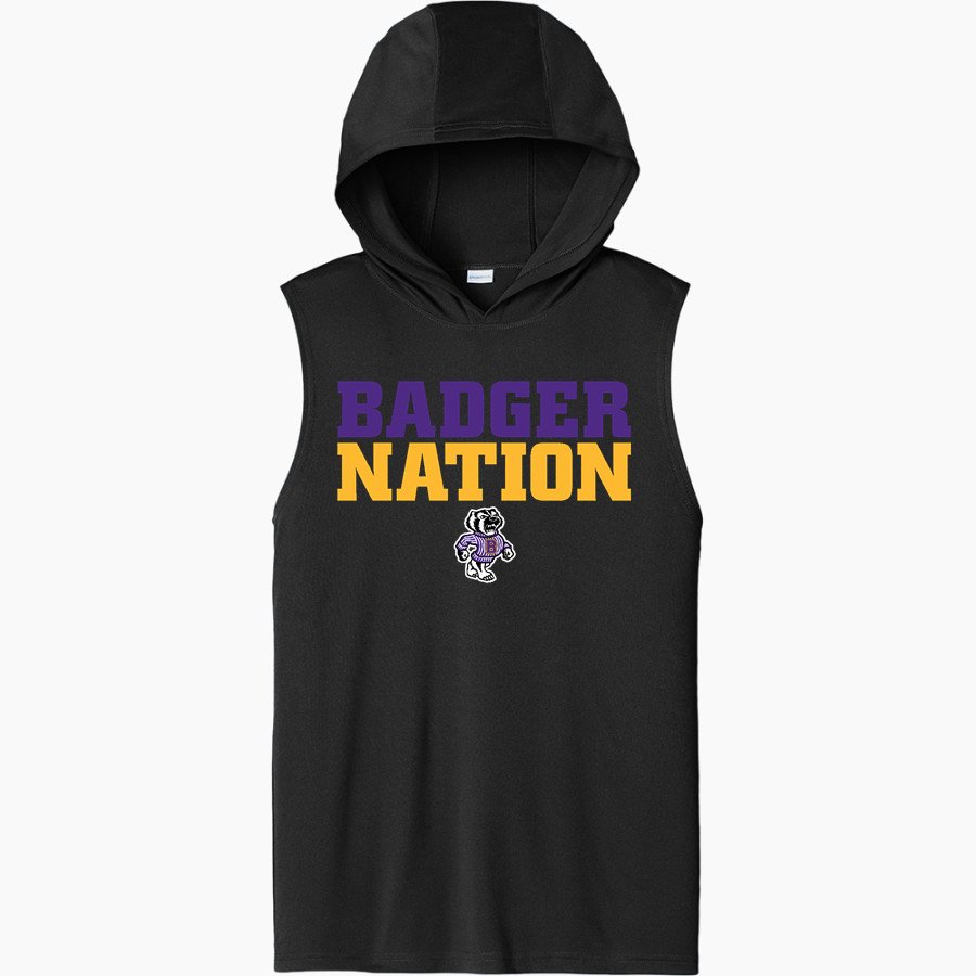 BERKSHIRE HIGH SCHOOL BADGERS <span class="pdp-name-mascot">BERKSHIRE BADGERS</span> Sport-Tek Men's Competitor Sleeveless Hoodie