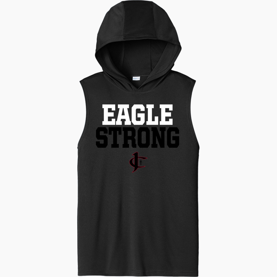 Jupiter Christian Eagles Sport-Tek Men's Competitor Sleeveless Hoodie