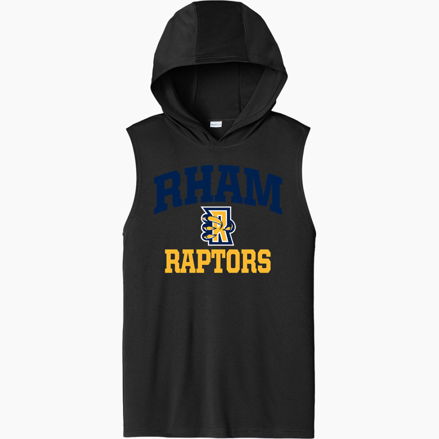 Rham Raptors <span class="pdp-name-mascot">Rham Sachems</span> Sport-Tek Men's Competitor Sleeveless Hoodie