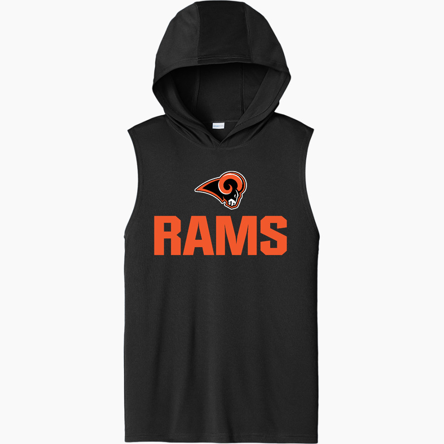MINERAL RIDGE HIGH SCHOOL RAMS Sport-Tek Men's Competitor Sleeveless Hoodie