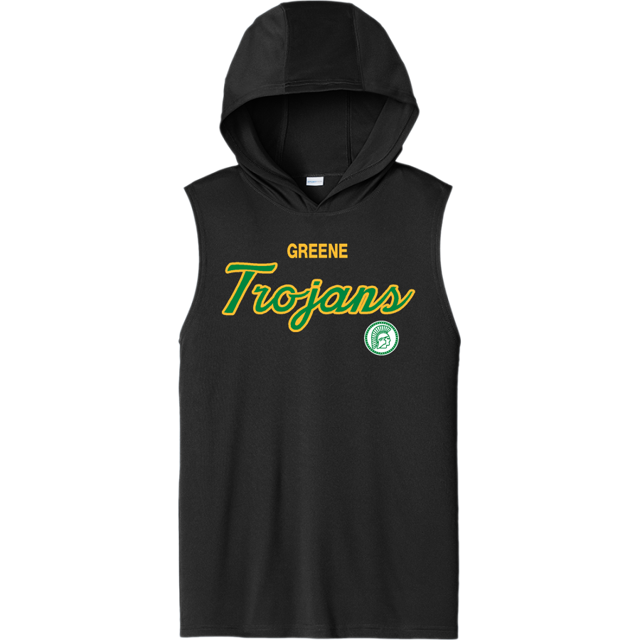 GREENE CENTRAL HIGH SCHOOL TROJANS <span class="pdp-name-mascot">GREENE TROJANS</span> Sport-Tek Men's Competitor Sleeveless Hoodie