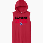 NORTH CENTRAL THUNDER Sport-Tek Men's Competitor Sleeveless Hoodie Front Thumbnail