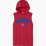 Jefferson Dragons <span class="pdp-name-mascot">Jefferson Dragons</span> Sport-Tek Men's Competitor Sleeveless Hoodie Front Thumbnail