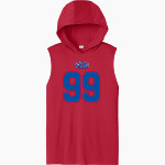 WOLVERINE-HOOSIER ATHLETIC CONFERENCE <span class="pdp-name-mascot">WOLVERINE-HOOSIER ATHLETIC CONFERENCE</span> Sport-Tek Men's Competitor Sleeveless Hoodie Front Thumbnail