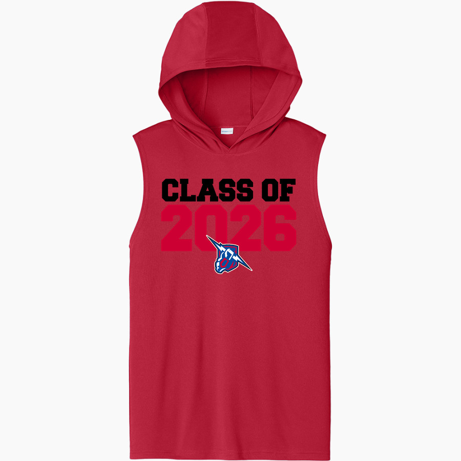 NORTH CENTRAL THUNDER Sport-Tek Men's Competitor Sleeveless Hoodie