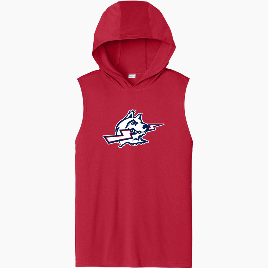 Oxbridge Thunderwolves <span class="pdp-name-mascot">Oxbridge Thunderwolfs</span> Sport-Tek Men's Competitor Sleeveless Hoodie