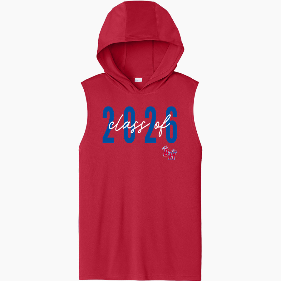 BETH HAVEN CHRISTIAN School Online Apparel Store <span class="pdp-name-mascot">BETH HAVEN CHRISTIAN BEARCATS</span> Sport-Tek Men's Competitor Sleeveless Hoodie