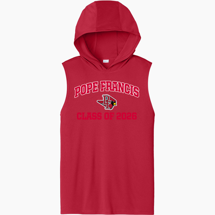 Pope Francis Cardinals Sport-Tek Men's Competitor Sleeveless Hoodie