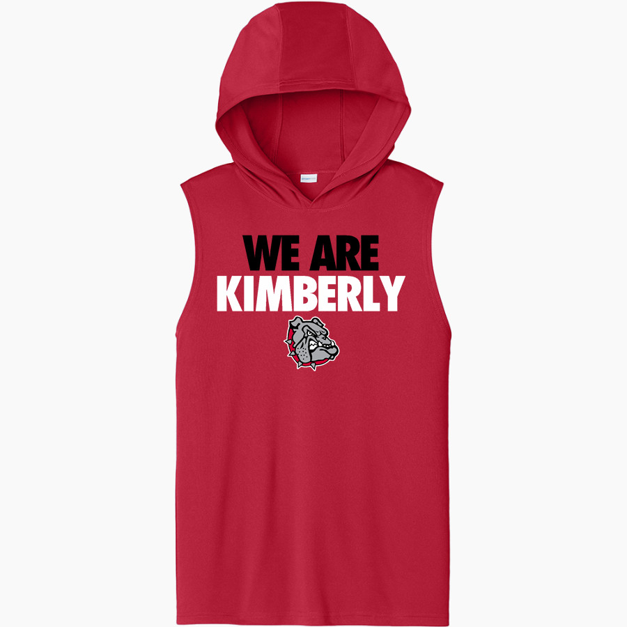 KIMBERLY HIGH SCHOOL BULLDOGS <span class="pdp-name-mascot">KIMBERLY BULLDOGS</span> Sport-Tek Men's Competitor Sleeveless Hoodie