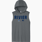 Rivier University Official Store of the Raiders <span class="pdp-name-mascot">Rivier University Raiders</span> Sport-Tek Men's Competitor Sleeveless Hoodie Front Thumbnail