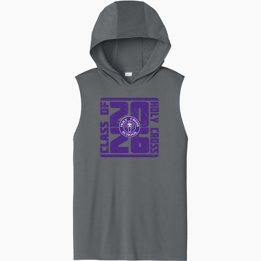 Holy Cross Crusaders <span class="pdp-name-mascot">Holy Cross School Crusaders</span> Sport-Tek Men's Competitor Sleeveless Hoodie