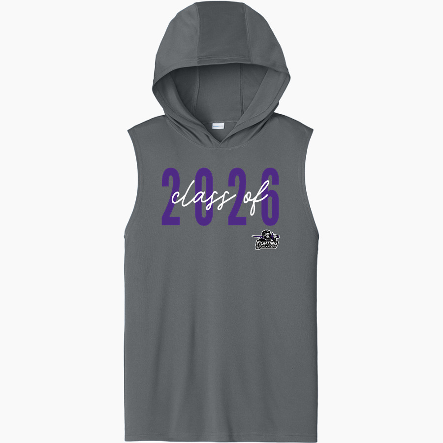 Baldwin High School Fighting Highlanders <span class="pdp-name-mascot">Baldwin Fighting Highlanders</span> Sport-Tek Men's Competitor Sleeveless Hoodie