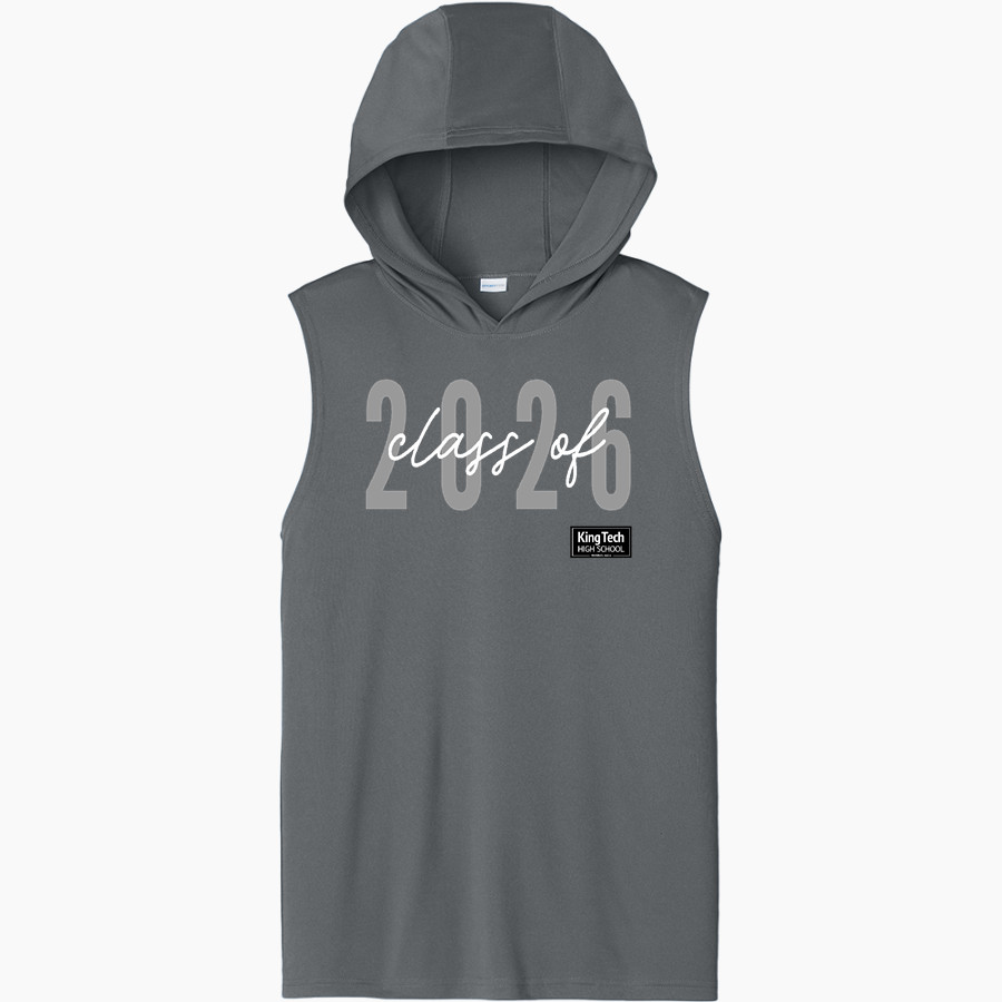 King Tech High School Online Apparel Store <span class="pdp-name-mascot">King Tech High School</span> Sport-Tek Men's Competitor Sleeveless Hoodie