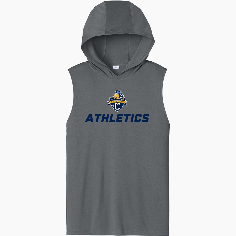 Carleton Athletics Knights <span class="pdp-name-mascot">Carleton College Knights</span> Sport-Tek Men's Competitor Sleeveless Hoodie