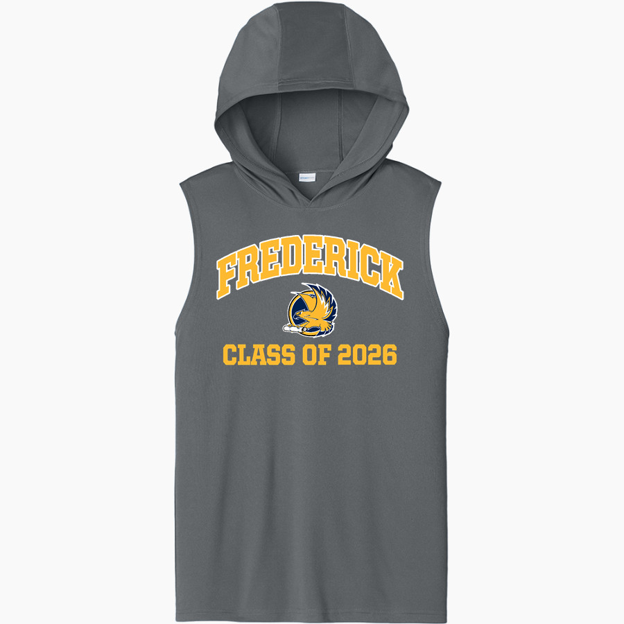 FREDERICK HIGH SCHOOL GOLDEN EAGLES <span class="pdp-name-mascot">FREDERICK GOLDEN EAGLES</span> Sport-Tek Men's Competitor Sleeveless Hoodie