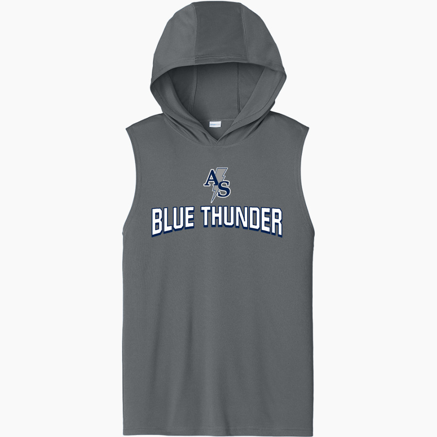 All Saints Blue Thunder Sport-Tek Men's Competitor Sleeveless Hoodie