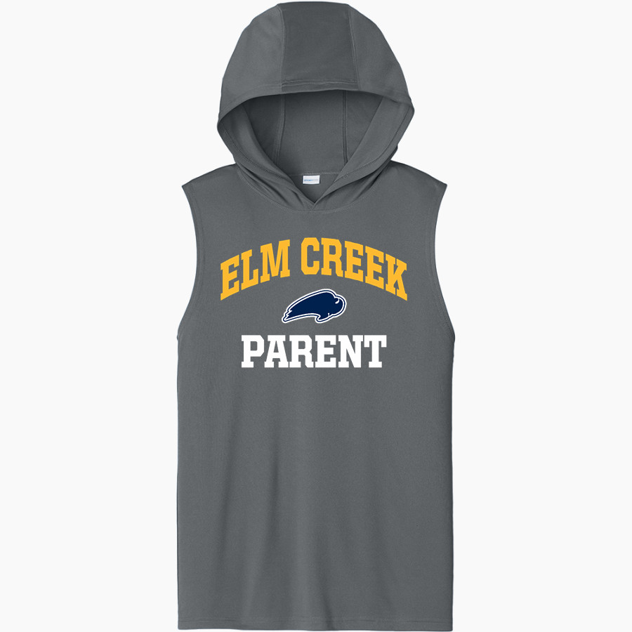 Elm Creek Buffaloes <span class="pdp-name-mascot">Elm Creek Buffaloes</span> Sport-Tek Men's Competitor Sleeveless Hoodie