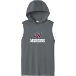 GEORGE WYTHE HIGH SCHOOL MAROONS <span class="pdp-name-mascot">GEORGE WYTHE MAROONS</span> Sport-Tek Men's Competitor Sleeveless Hoodie Front Thumbnail
