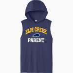 Elm Creek Buffaloes <span class="pdp-name-mascot">Elm Creek Buffaloes</span> Sport-Tek Men's Competitor Sleeveless Hoodie Front Thumbnail