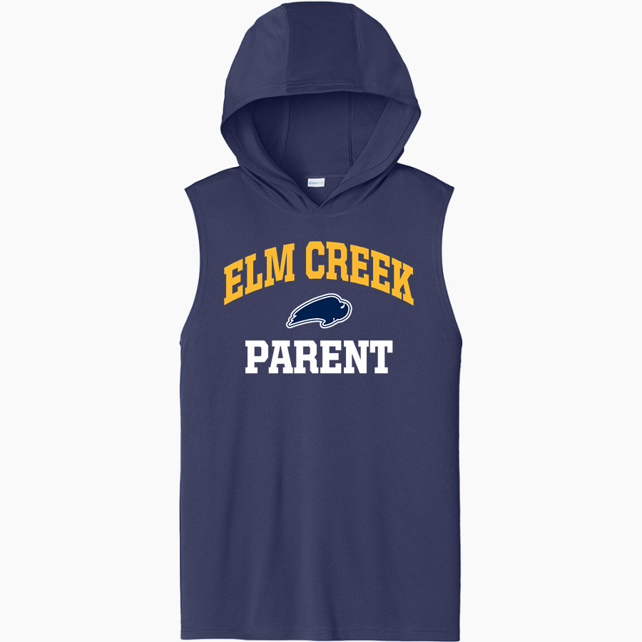 Elm Creek Buffaloes <span class="pdp-name-mascot">Elm Creek Buffaloes</span> Sport-Tek Men's Competitor Sleeveless Hoodie