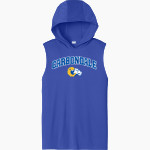 Carbondale Rams <span class="pdp-name-mascot">Carbondale Rams</span> Sport-Tek Men's Competitor Sleeveless Hoodie Front Thumbnail