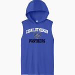 Zion Lutheran School Panthers Sport-Tek Men's Competitor Sleeveless Hoodie Front Thumbnail