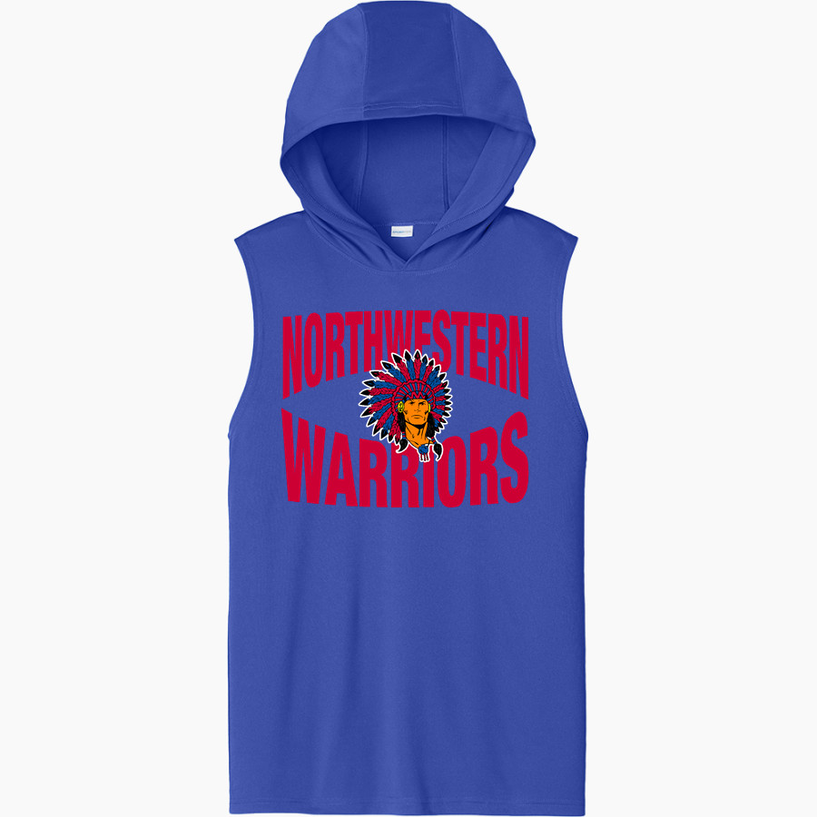 NORTHWESTERN HIGH SCHOOL WARRIORS <span class="pdp-name-mascot">NORTHWESTERN WARRIORS</span> Sport-Tek Men's Competitor Sleeveless Hoodie
