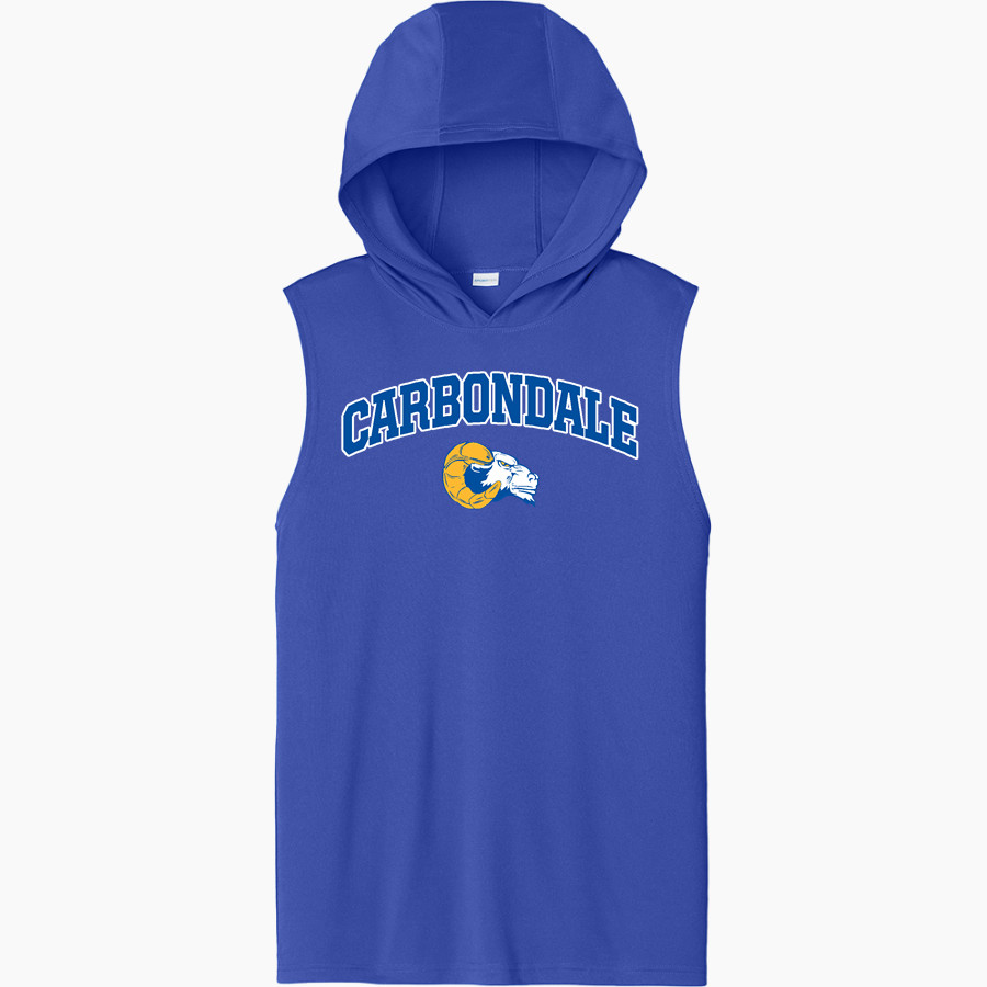 Carbondale Rams <span class="pdp-name-mascot">Carbondale Rams</span> Sport-Tek Men's Competitor Sleeveless Hoodie