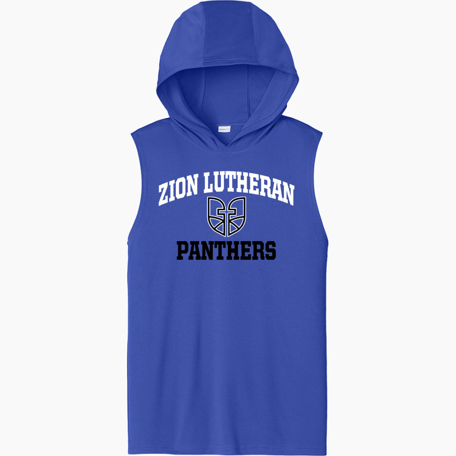 Zion Lutheran School Panthers Sport-Tek Men's Competitor Sleeveless Hoodie