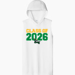 Community College of Rhode Island Knights <span class="pdp-name-mascot">COMMUNITY COLLEGE OF RHODE ISLAND Knights</span> Sport-Tek Men's Competitor Sleeveless Hoodie Front Thumbnail