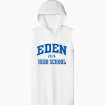 EDEN HIGH SCHOOL BULLDOGS <span class="pdp-name-mascot">EDEN BULLDOGS /LADY</span> Sport-Tek Men's Competitor Sleeveless Hoodie Front Thumbnail