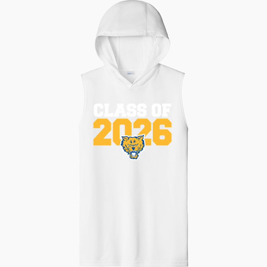 Fort Valley Wildcats Sport-Tek Men's Competitor Sleeveless Hoodie