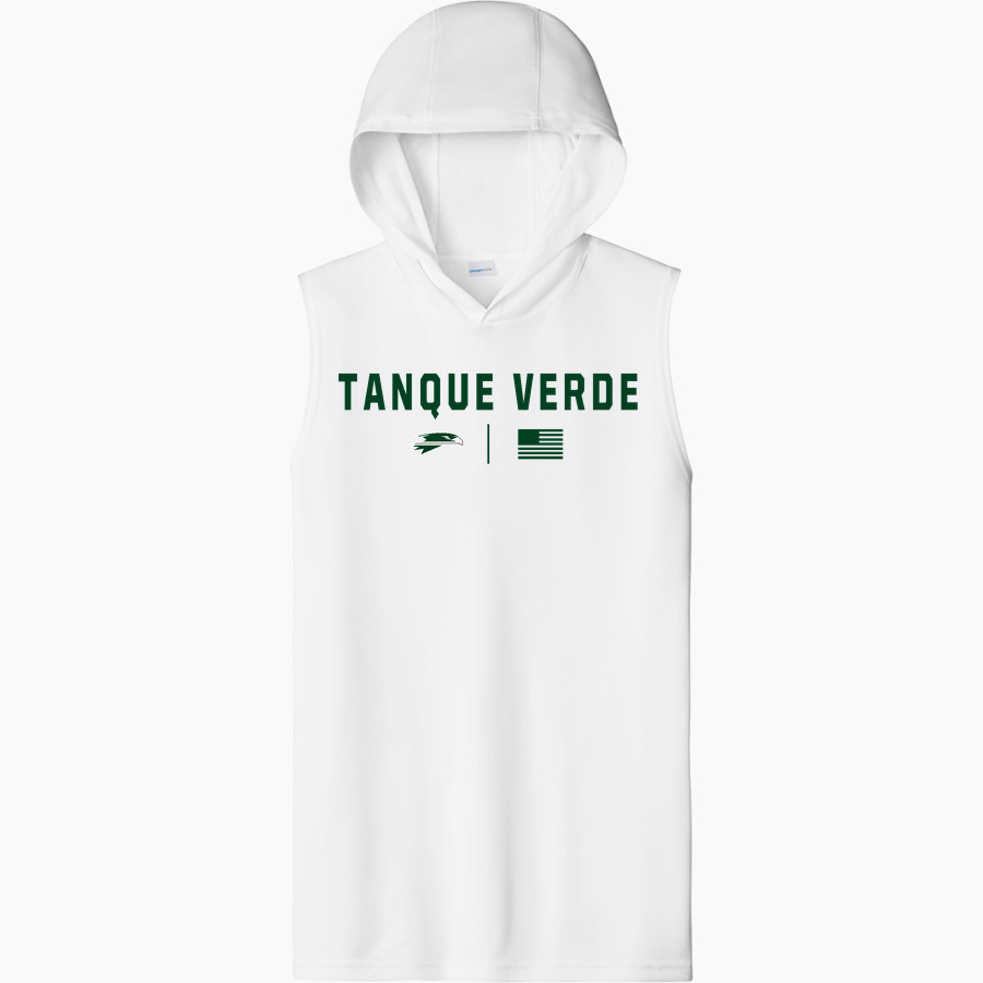TANQUE VERDE HIGH SCHOOL HAWKS <span class="pdp-name-mascot">TANQUE VERDE HAWKS</span> Sport-Tek Men's Competitor Sleeveless Hoodie