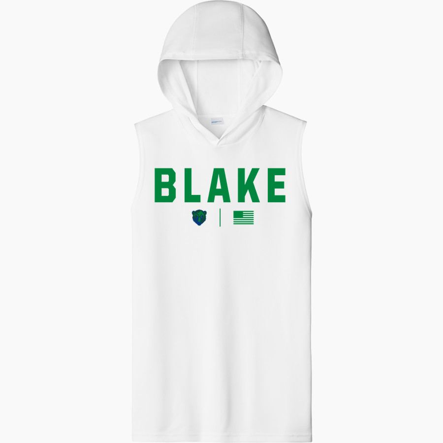 The Blake School BEARS ONLINE STORE Sport-Tek Men's Competitor Sleeveless Hoodie