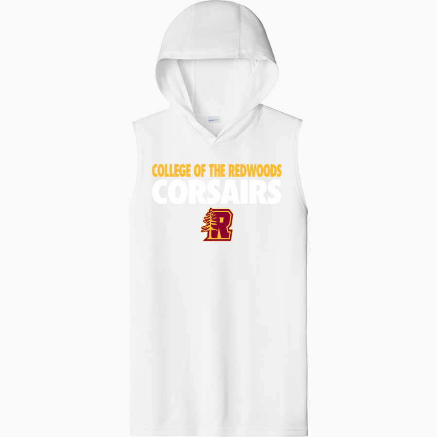 College of the Redwoods CORSAIRS <span class="pdp-name-mascot">College of the Redwoods CORSAIRS</span> Sport-Tek Men's Competitor Sleeveless Hoodie