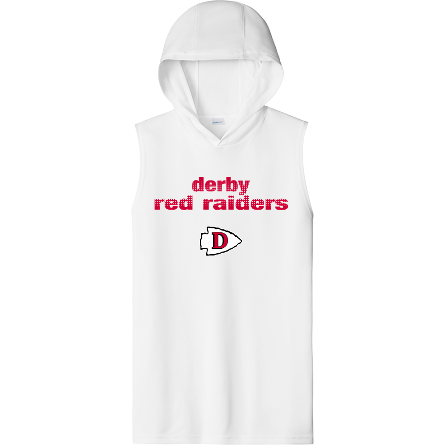 DERBY HIGH SCHOOL RED RAIDERS <span class="pdp-name-mascot">DERBY RED RAIDERS</span> Sport-Tek Men's Competitor Sleeveless Hoodie