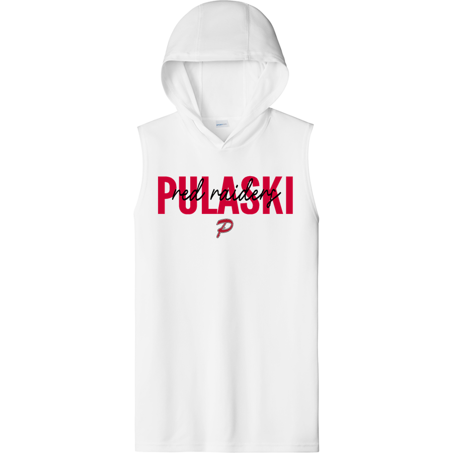 Pulaski Red Raiders <span class="pdp-name-mascot">Pulaski Red Reaiders</span> Sport-Tek Men's Competitor Sleeveless Hoodie