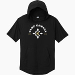 Camp Kawaga Sideline Store <span class="pdp-name-mascot">Camp Kawaga</span> Sport-Tek Men's PosiCharge Tri-Blend Wicking Short Sleeve Hoodie Front Thumbnail